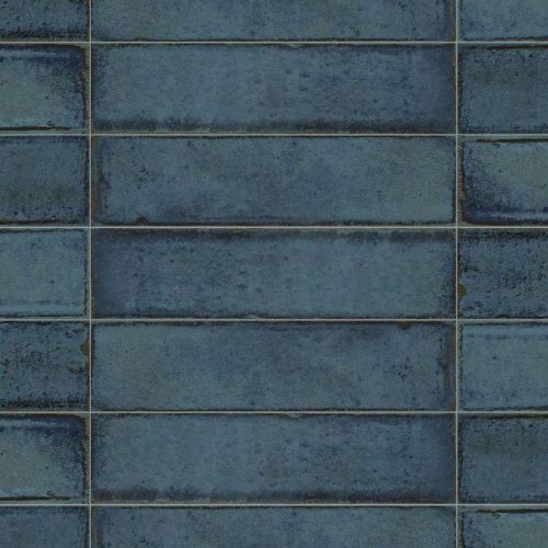 azulejo metro 7.x30 en color azul oscuro serie alchimia