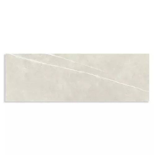 Azulejos Mármol Alure White 33.3x100 Satinado para pared