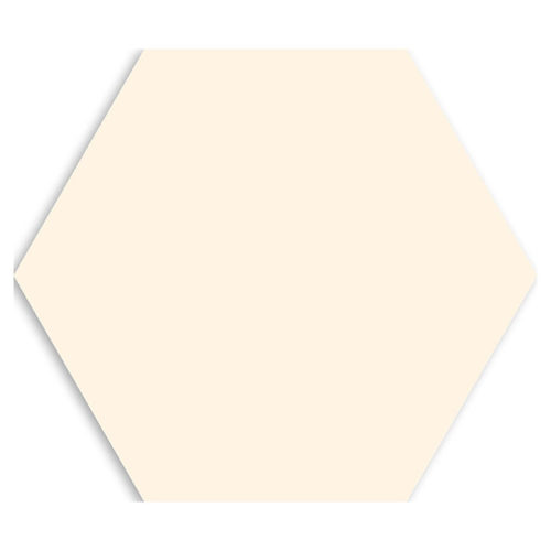 baldosa hexagonal en color beige Basic Hex Cotton 22x25
