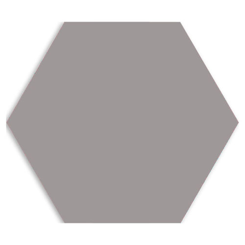 baldosa hexagonal gris fabricada en porcelánico