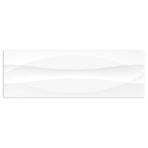 azulejo para paredes de color blanco con relieve Bianchi Atempi 40x120 Mate Rec