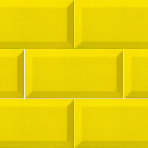 azulejo metro de color amarillo para paredes