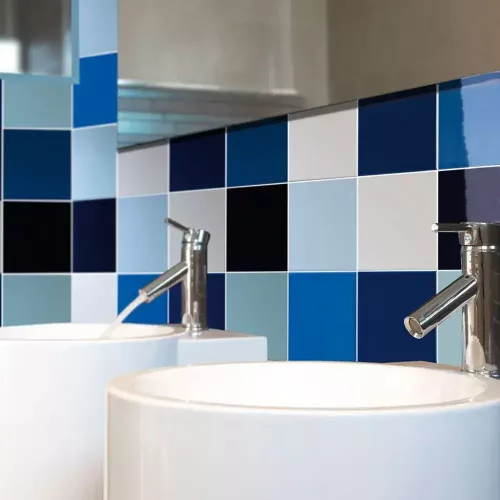 Azulejos para baños Carpio Azul Claro
