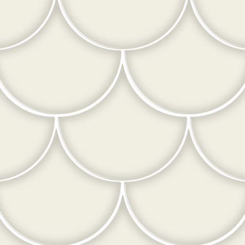 azulejos escamas de pez Escama Cream 15.5x17 Brillo
