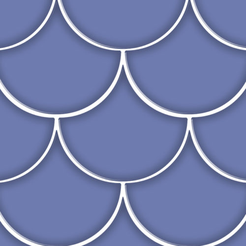 azulejos escamas de pez Escama Light Blue 15.5x17 Brillo