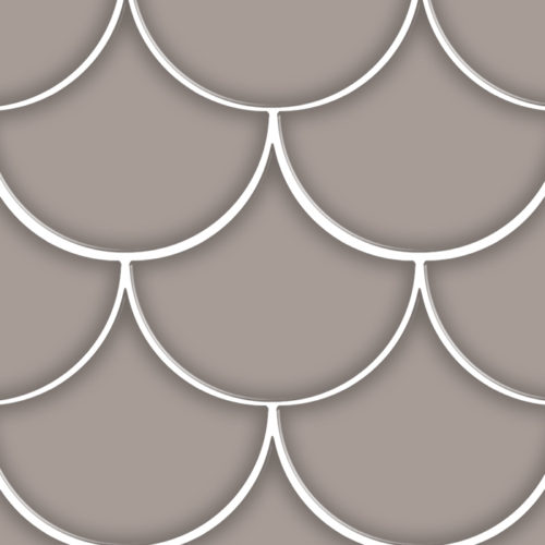 azulejos escamas de pez Escama Light Grey 15.5x17 Brillo