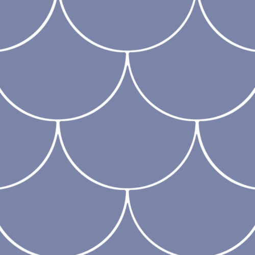 azulejos escamas de pez Escama Sky Blue 15.5x17 Mate