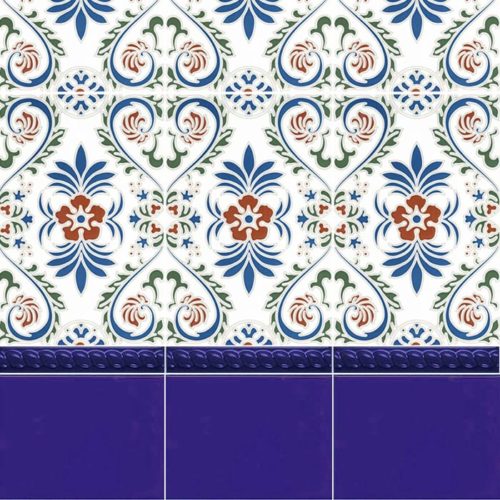 azulejos azules estilo sevillano Serie Granada