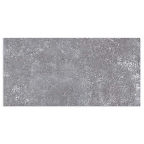 azulejo porcelánico de gran formato imitación cemento Grunge Grey 75.5x151 Mate Antideslizante Rec
