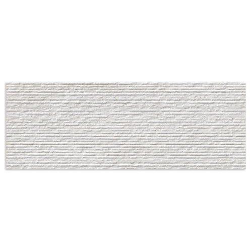 azulejo de pasta blanca imitación cemento Grunge Stripes Grey 32x90 Mate Rec
