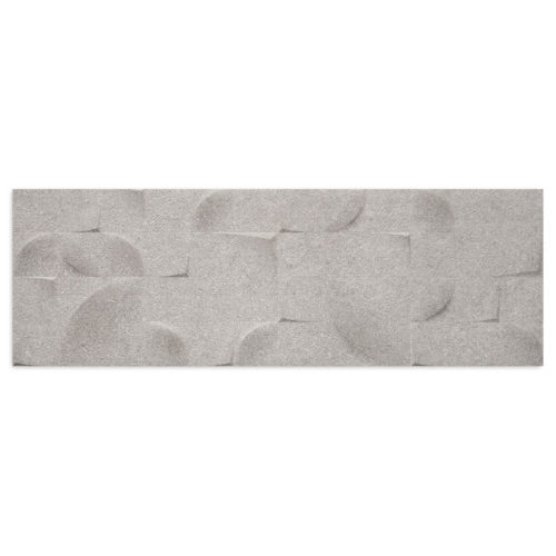 azulejo que imita a la piedra en color gris y formato 30x90 con relieve
