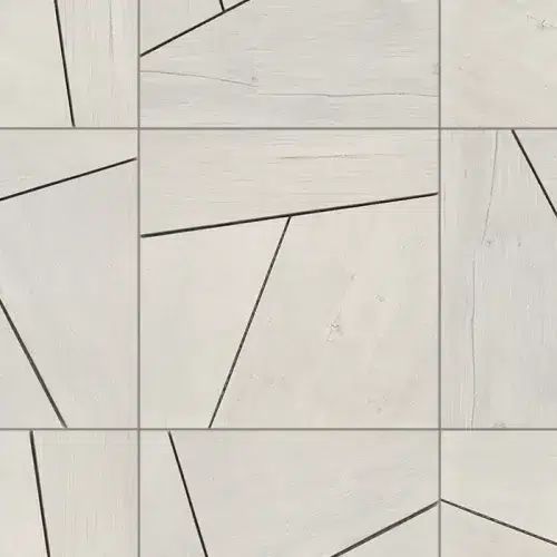 Azulejos Madera - Lenk Deco White Tangram 30X30 Antideslizante Suave Rec