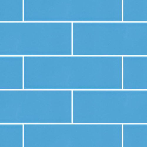 azulejos para cocinas LISO FLAT AZUL 10X30 BRILLO