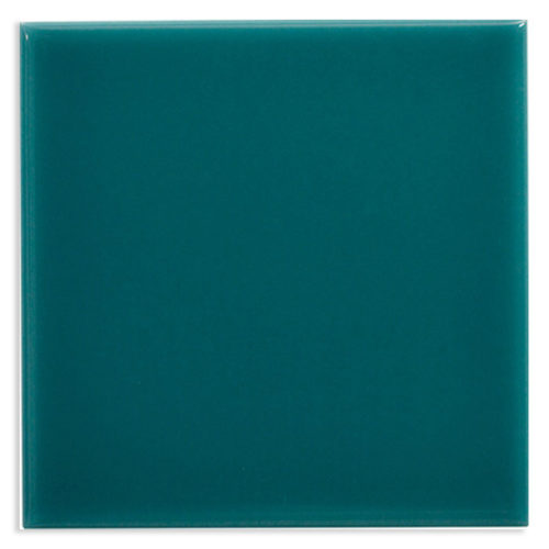 azulejos cuadrados para cocinas Liso 10x10 Turquoise Brillo A