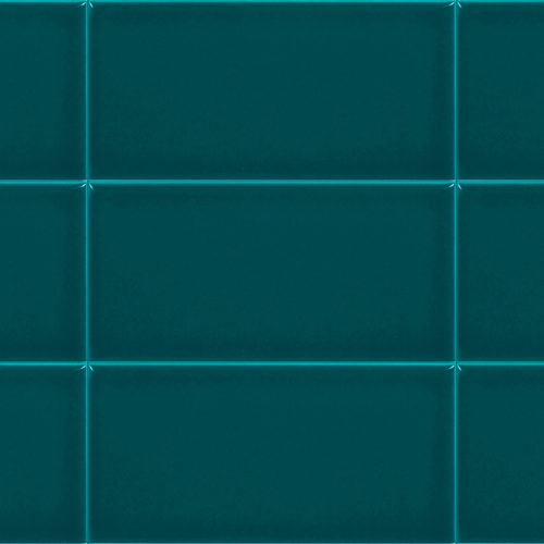 azulejos turquesa para cocina Liso 7.5x15 Turquoise Brillo