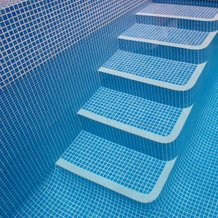 gresite azul claro para piscina