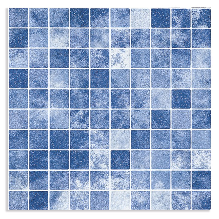 Azulejo gresite Neptuno Azul 33.3x33.3 Brillo - Pasta Roja