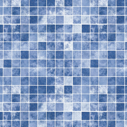 Azulejo Neptuno Azul 33.3x33.3 Brillo - Pasta Roja