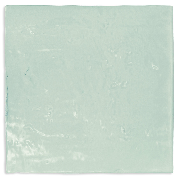 Azulejos Rústicos verde Nador Mint 13.2x13.2 Brillo
