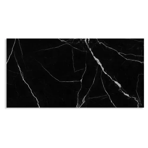Azulejos Mármol Noir Marble Black 60x120 Pulido Rec para interior
