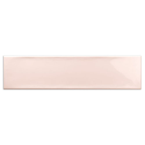 azulejo tipo metro Ocean Petal Pink 7.5x30 Brillo