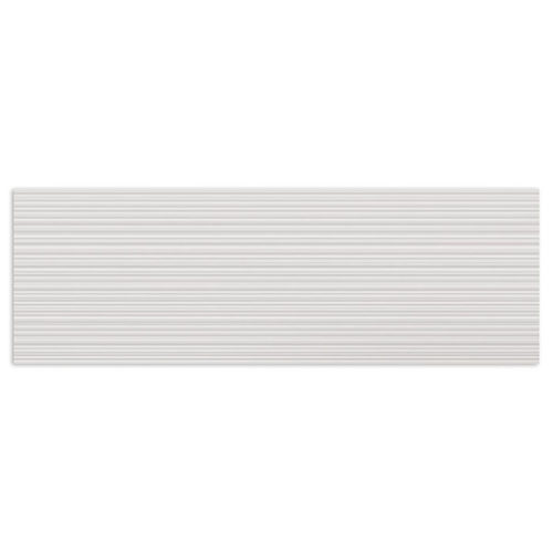 azulejo blanco para cocinas y baños con relieve en sus piezas Pure Relieve White 40x120 Mate Rec