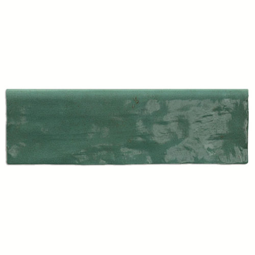 Riad Green Trim 6.5x20 Brillo - Azulejos Monocolor