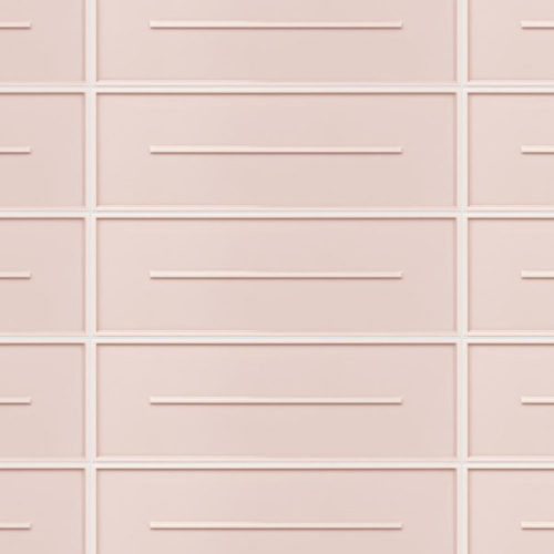 Rim Pink Decor 15x45 Brillo - Azulejos Monocolor