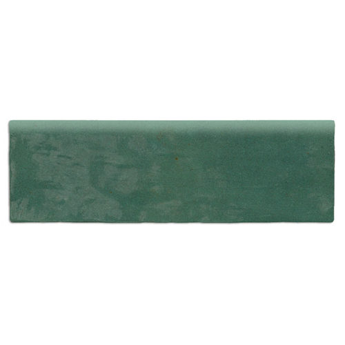 Azulejo liso verde Sahn Green Trim 6.5x20