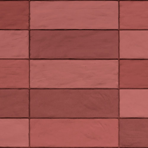 Sahn Red 6.5x20 Mate - Azulejos Monocolor