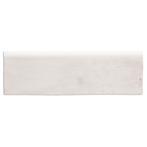 Azulejo liso blanco Sahn White Trim 6.5x20