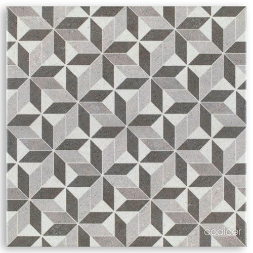 azulejo gris porcelanico VINTAGE KUBIC 25X25 SATINADO