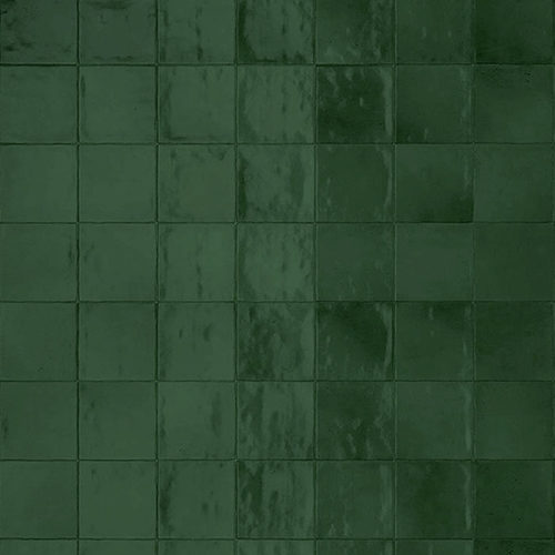 azulejos verdes para interiores ZELLIGE OLIVE 10X10 BRILLO